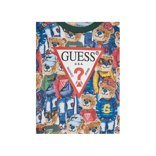 Guess Komplet bluzka i spodnie N5RG10 K8HM4 Kolorowy Regular Fit Guess 6Y MODIVO
