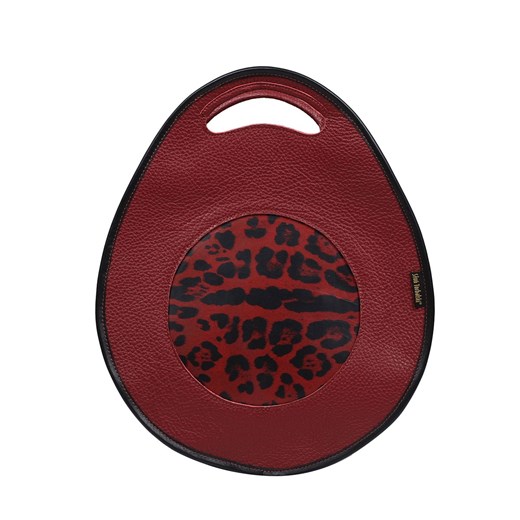 bordowa torebka damska skórzana  z funkcją plecaka Poly ze sklepu Słoń Torbalski w kategorii Torby Shopper bag - zdjęcie 181940036