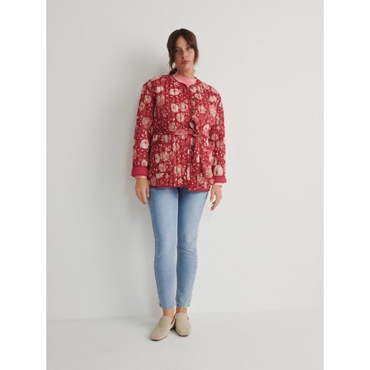 Reserved - Jeansy mom fit - niebieski ze sklepu Reserved w kategorii Spodnie ciążowe - zdjęcie 181941077