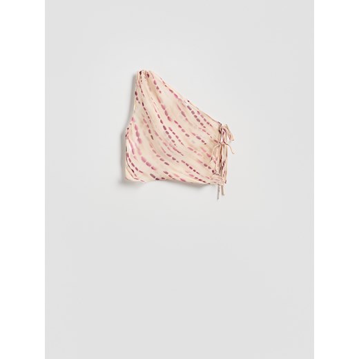 Reserved - Bluzka na jedno ramię - wielobarwny Reserved XL Reserved