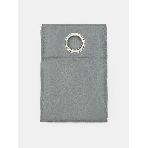 Sinsay - Zasłona z motywem roślinnym - szary Sinsay One Size Sinsay