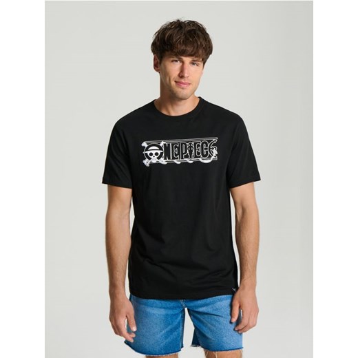 Sinsay - Koszulka One Piece - czarny ze sklepu Sinsay w kategorii T-shirty męskie - zdjęcie 181942369