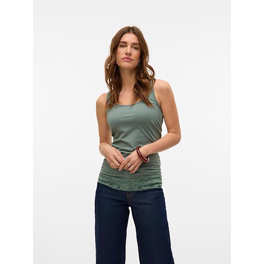 Vero Moda Top w kolorze zielonym ze sklepu Limango Polska w kategorii Bluzki damskie - zdjęcie 181948595