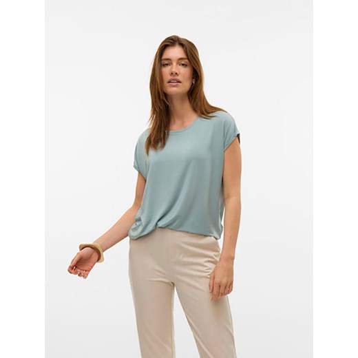 Vero Moda Koszulka w kolorze błękitnym ze sklepu Limango Polska w kategorii Bluzki damskie - zdjęcie 181948627