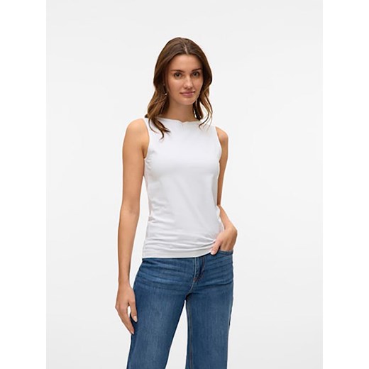 Vero Moda Top w kolorze białym ze sklepu Limango Polska w kategorii Bluzki damskie - zdjęcie 181948638