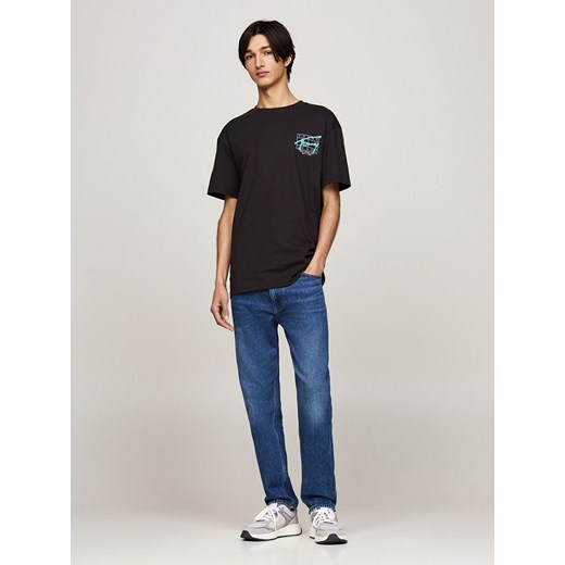 TOMMY JEANS Koszulka w kolorze czarnym ze sklepu Limango Polska w kategorii T-shirty męskie - zdjęcie 181948719