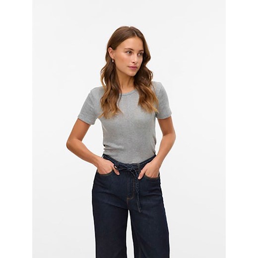 Vero Moda Koszulka w kolorze szarym ze sklepu Limango Polska w kategorii Bluzki damskie - zdjęcie 181948876