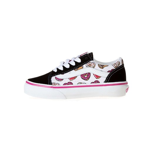 Vans Skórzane sneakersy w kolorze czarnym ze wzorem ze sklepu Limango Polska w kategorii Trampki dziecięce - zdjęcie 181948925