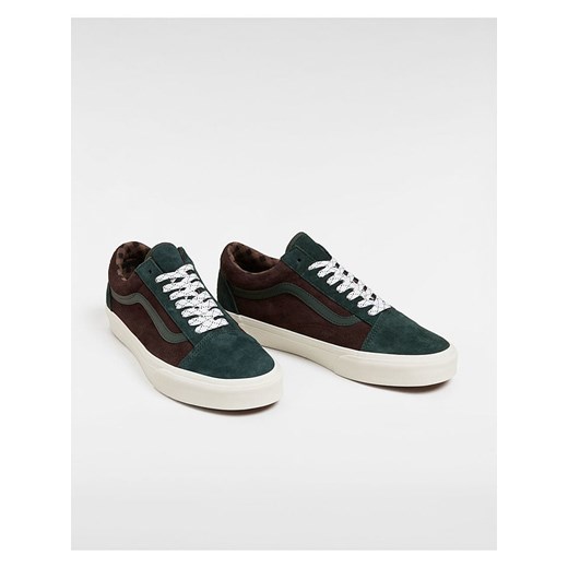 Vans Skórzane sneakersy w kolorze brązowo-zielonym ze sklepu Limango Polska w kategorii Trampki damskie - zdjęcie 181949115