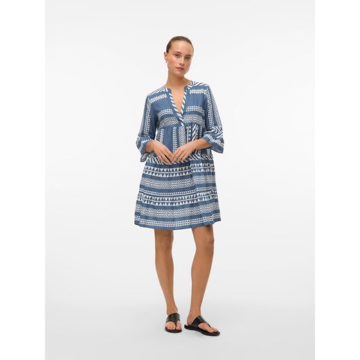 Vero Moda Sukienka w kolorze niebiesko-białym ze sklepu Limango Polska w kategorii Sukienki - zdjęcie 181949625
