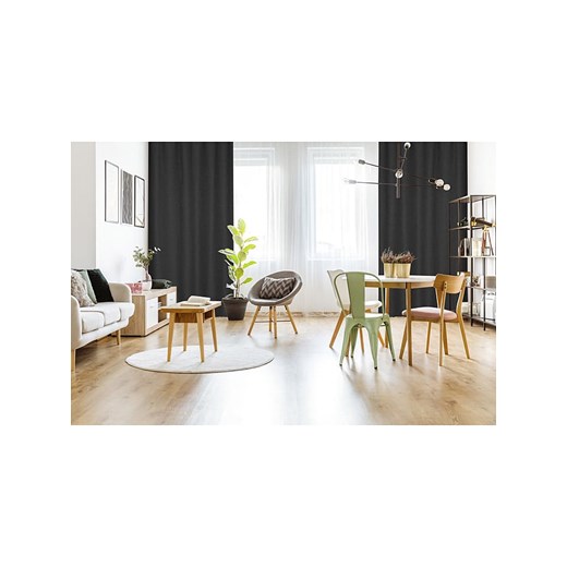 Lifa Living Zasłona "Luxe" w kolorze czarnym Lifa Living 150x260 cm Limango Polska okazyjna cena