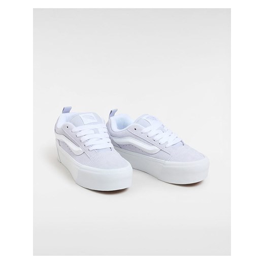 Vans Skórzane sneakersy &quot;Knu Stack&quot; w kolorze fioletowym ze sklepu Limango Polska w kategorii Trampki damskie - zdjęcie 181950747