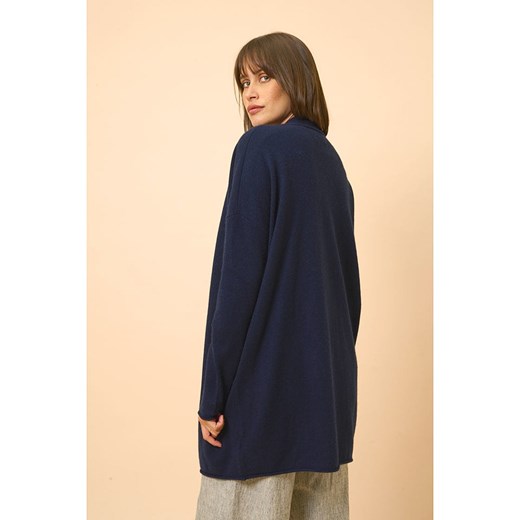 Just Cashmere Kaszmirowy kardigan &quot;Maddie&quot; w kolorze granatowym Just Cashmere XL okazja Limango Polska