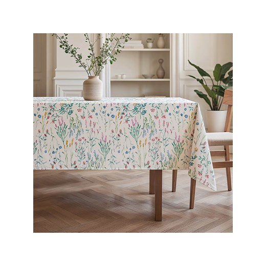 Mint Rugs Obrus &quot;Floral Elinor&quot; w kolorze białym ze wzorem ze sklepu Limango Polska w kategorii Obrusy i bieżniki - zdjęcie 181950866