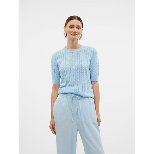 Vero Moda Sweter w kolorze błękitnym ze sklepu Limango Polska w kategorii Swetry damskie - zdjęcie 181950945