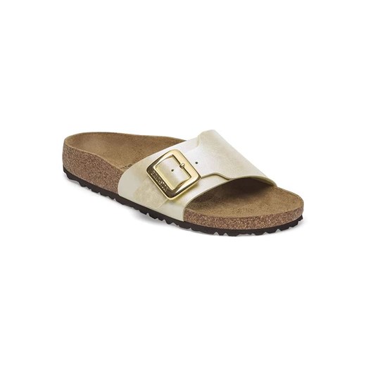 Birkenstock Klapki "Madrid" w kolorze złotym 38 wyprzedaż Limango Polska
