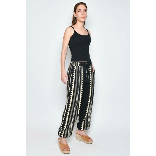 Spodnie damskie H.H.G. wielokolorowe 