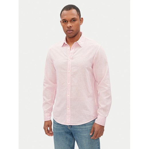 Pepe Jeans Koszula Arnau PM308844 Różowy Regular Fit ze sklepu MODIVO w kategorii Koszule męskie - zdjęcie 181951815