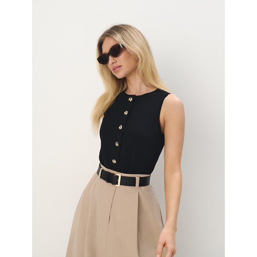 Mohito - Dzianinowy top - czarny Mohito XS Mohito