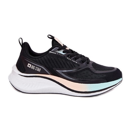 Buty Sportowe Damskie Big Star RR274A160 HI-POLY System Czarne ze sklepu ButyModne.pl w kategorii Buty sportowe damskie - zdjęcie 181955316