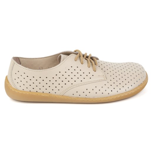 Olivier Barefoot Damskie minimalistyczne sneakersy 1288POL beżowe beżowy ze sklepu ButyModne.pl w kategorii Półbuty damskie - zdjęcie 181955345