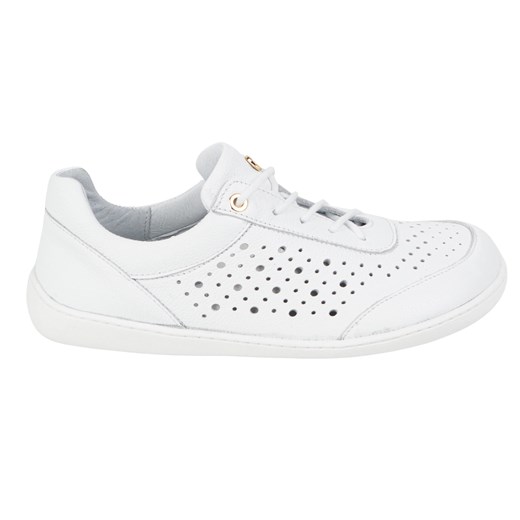Olivier Barefoot Damskie minimalistyczne sneakersy 1769POL ażurowe białe ze sklepu ButyModne.pl w kategorii Półbuty damskie - zdjęcie 181955695