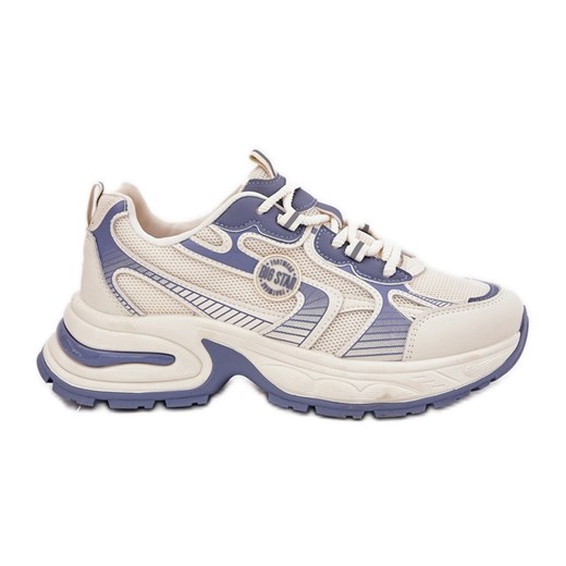 Sneakersy Damskie Big Star RR274A190 Niebieskie ze sklepu ButyModne.pl w kategorii Buty sportowe damskie - zdjęcie 181955776