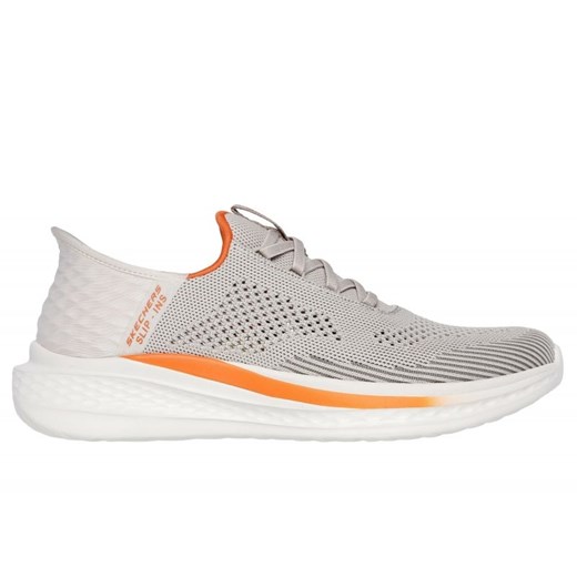 Buty Skechers Slade Quinto 210810SND beżowy ze sklepu ButyModne.pl w kategorii Buty sportowe męskie - zdjęcie 181955869