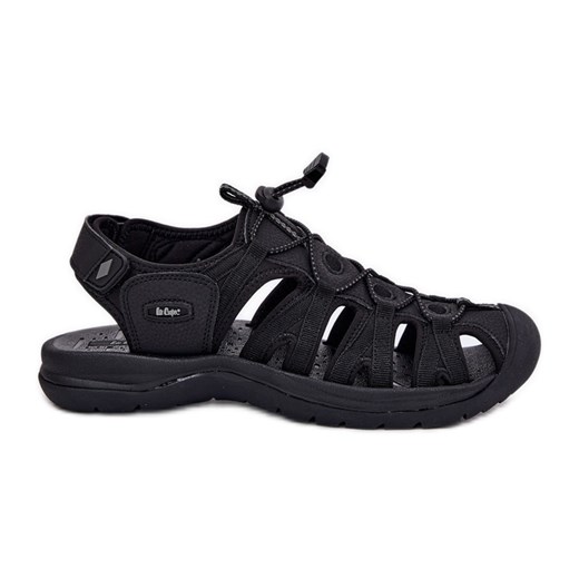 Sportowe Sandały Męskie Lee Cooper LCW-24-03-2313M Czarne ze sklepu ButyModne.pl w kategorii Sandały męskie - zdjęcie 181955898