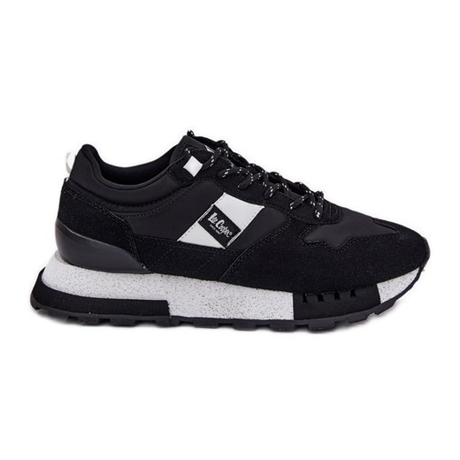 Sneakersy Męskie Na Platformie Lee Cooper LCJ-25-03-3378M Czarne ze sklepu ButyModne.pl w kategorii Buty sportowe męskie - zdjęcie 181955899