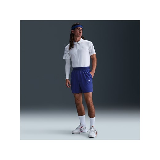 Męskie spodenki tenisowe Dri-FIT NikeCourt Slam - Fiolet ze sklepu Nike poland w kategorii Spodenki męskie - zdjęcie 181960446