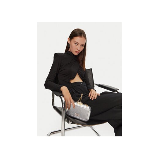 Torebka Pinko Greta Box AI 24-25 PLTT 103515 A1WD Srebrny Pinko OS eobuwie.pl