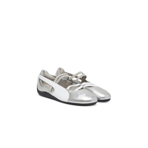 Baleriny Puma Speedcat Ballet Metallic Wns 401581 01 Srebrny Puma 38_5 eobuwie.pl
