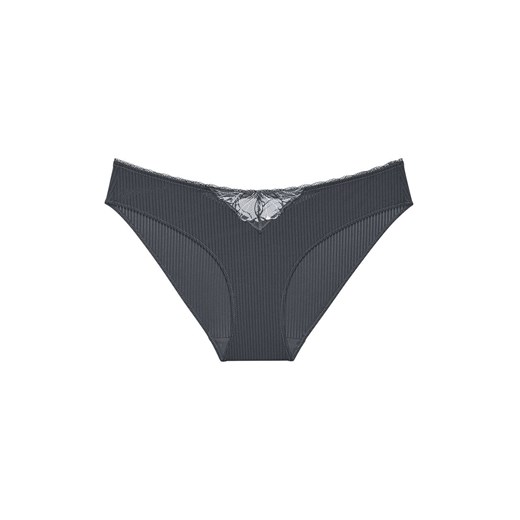 Triumph figi damskie Wild Iris Florale Tai 10222206-3286, Kolor ciemnoszary, Rozmiar 36, Triumph ze sklepu Primodo w kategorii Majtki damskie - zdjęcie 181962555