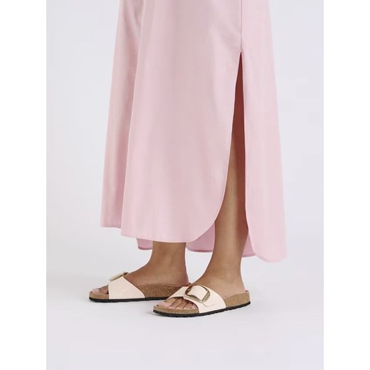 Birkenstock Skórzane klapki "Madrid" w kolorze jasnoróżowym 37 okazja Limango Polska