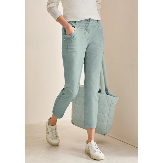 Cecil Spodnie - Slim fit - w kolorze turkusowym ze sklepu Limango Polska w kategorii Spodnie damskie - zdjęcie 181962786
