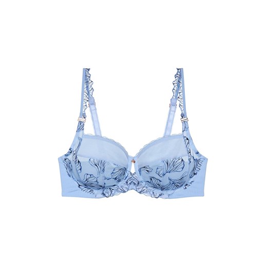 Triumph biustonosz miękki soft Wild Iris Florale W 10222225-1142, Kolor błękitny-wzór, Rozmiar 75C, Triumph ze sklepu Intymna w kategorii Biustonosze - zdjęcie 181963129