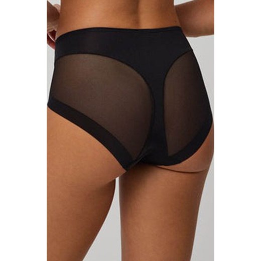 Figi damskie z wysokim stanem czarne 19602, Kolor czarny, Rozmiar M, YSABEL MORA ze sklepu Intymna w kategorii Majtki damskie - zdjęcie 181963149