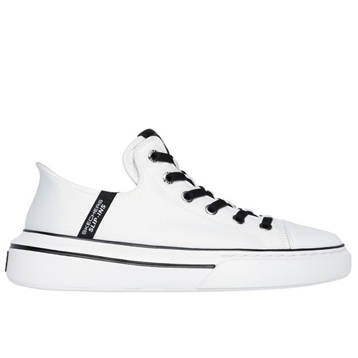 Buty męskie Skechers Premium Leather Skechers Slip-ins Snoop One OG 251026WBK - białe ze sklepu streetstyle24.pl w kategorii Trampki męskie - zdjęcie 181963157