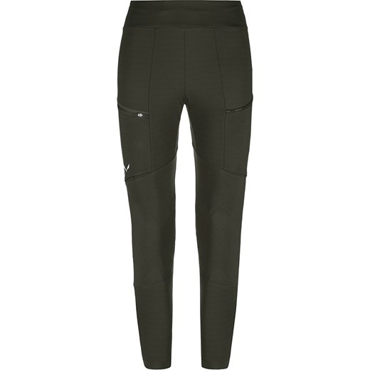 Salewa Legginsy funkcyjne w kolorze zielonym ze sklepu Limango Polska w kategorii Spodnie damskie - zdjęcie 181963246