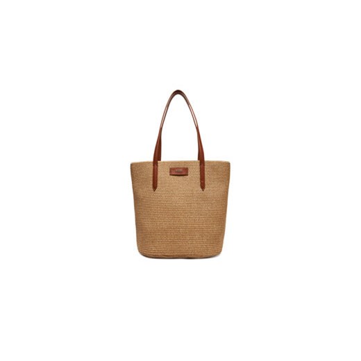 Shopper bag brązowa BOSS HUGO matowa duża