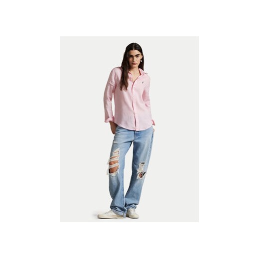 Polo Ralph Lauren Koszula 211970730014 Różowy Classic Fit Polo Ralph Lauren XXS MODIVO