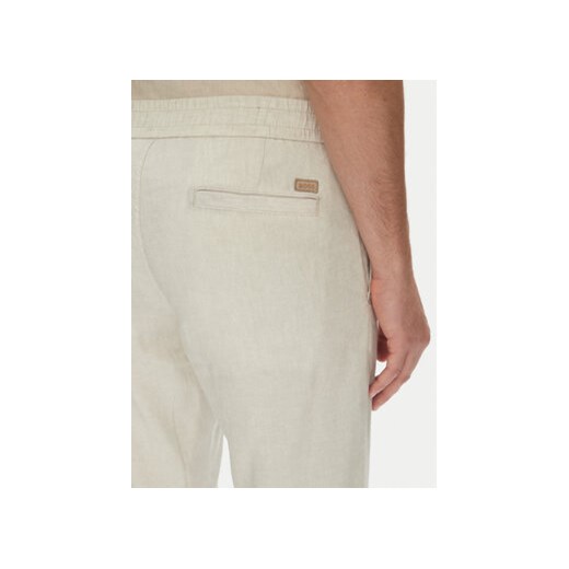 BOSS Spodnie materiałowe Sanderson-L 50536881 Beżowy Regular Fit 38_34 MODIVO