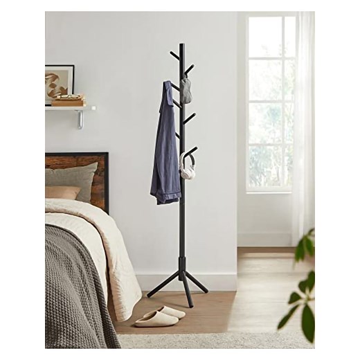 Songmics Wieszak stojący w kolorze czarnym - 47 x 175 x 47 cm Songmics onesize promocja Limango Polska