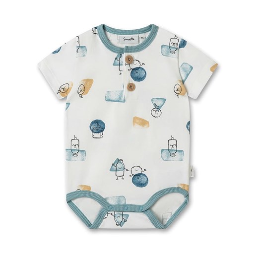 Sanetta Kidswear Body w kolorze kremowo-niebieskim ze sklepu Limango Polska w kategorii Odzież dla niemowląt - zdjęcie 181970948