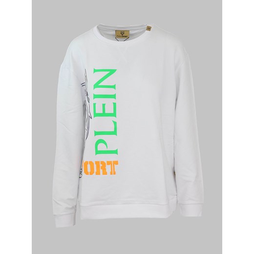 Plein Sport Bluza w kolorze białym ze sklepu Limango Polska w kategorii Bluzy damskie - zdjęcie 181970966