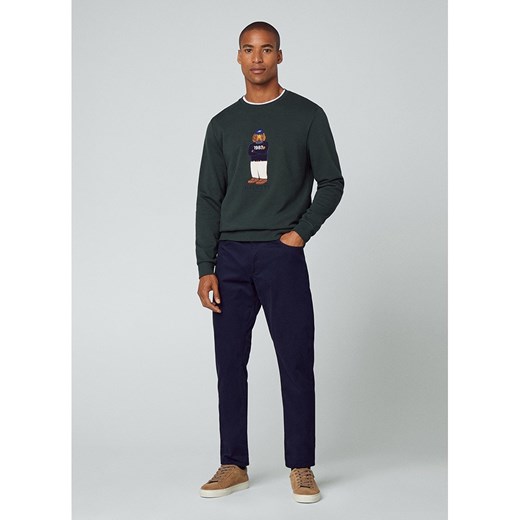 Hackett London Bluza w kolorze ciemnozielonym Hackett London L Limango Polska wyprzedaż