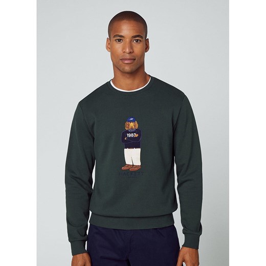 Hackett London Bluza w kolorze ciemnozielonym Hackett London L Limango Polska okazja