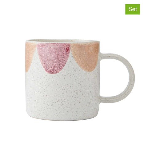 Mikasa Kubki (2 szt.) w kolorze jasnoróżowo-żółtym - 380 ml ze sklepu Limango Polska w kategorii Kubki - zdjęcie 181971237