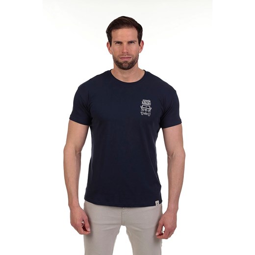 The Time of Bocha Koszulka w kolorze granatowym ze sklepu Limango Polska w kategorii T-shirty męskie - zdjęcie 181971589